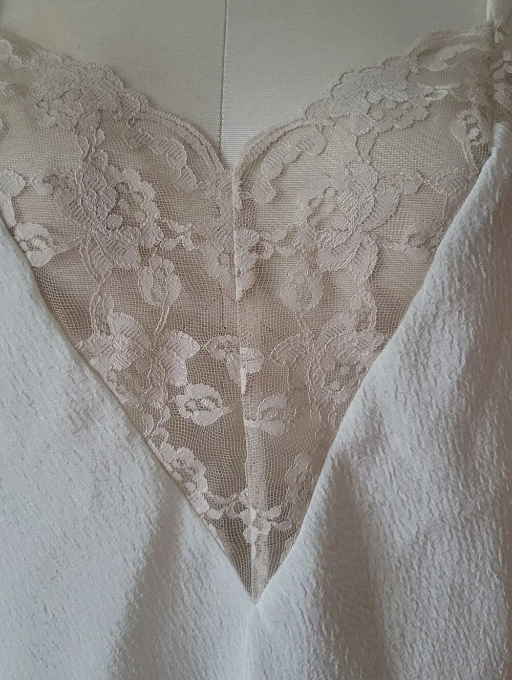 Vintage 80s 90s Victoria’s Secret Gold Label Ivory Lace Bodysuit Teddy Small S